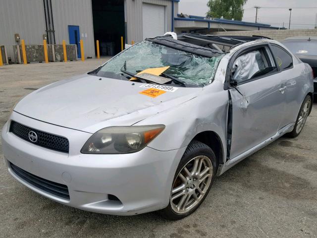JTKDE167680222284 - 2008 TOYOTA SCION TC ვერცხლისფერი ფოტო 2