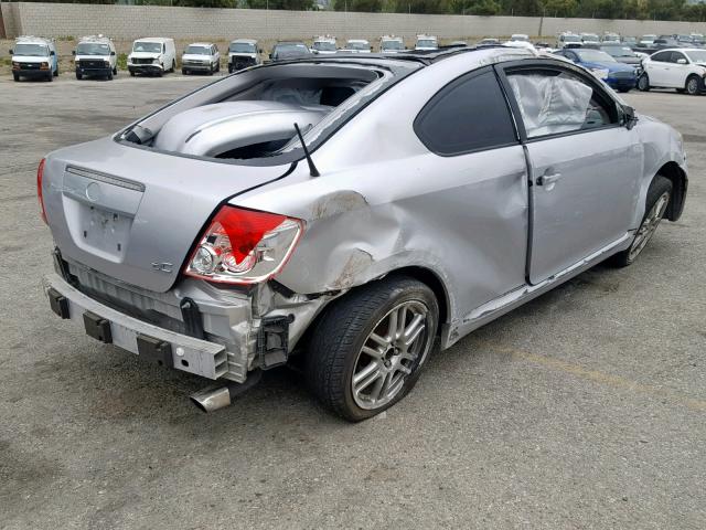 JTKDE167680222284 - 2008 TOYOTA SCION TC ვერცხლისფერი ფოტო 4