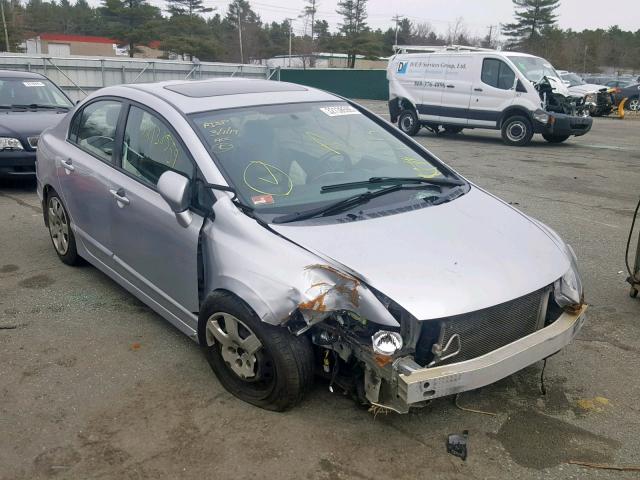 2HGFA16949H316143 - 2009 HONDA CIVIC EXL SILVER photo 1