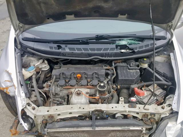 2HGFA16949H316143 - 2009 HONDA CIVIC EXL SILVER photo 7