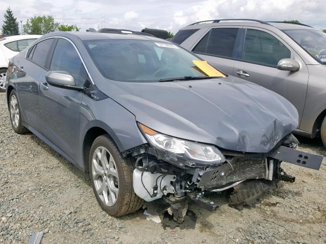 1G1RD6S59JU105159 - 2018 CHEVROLET VOLT PREMI GRAY photo 1