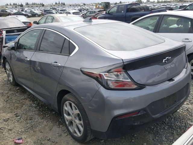 1G1RD6S59JU105159 - 2018 CHEVROLET VOLT PREMI GRAY photo 3