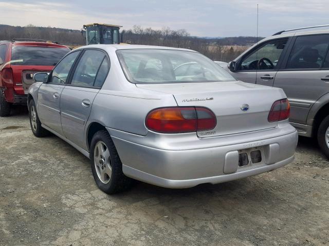 1G1NE52J93M674471 - 2003 CHEVROLET MALIBU LS SILVER photo 3