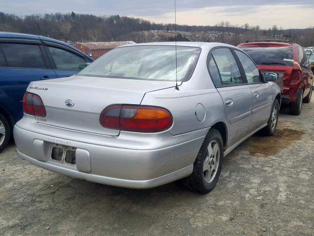 1G1NE52J93M674471 - 2003 CHEVROLET MALIBU LS SILVER photo 4