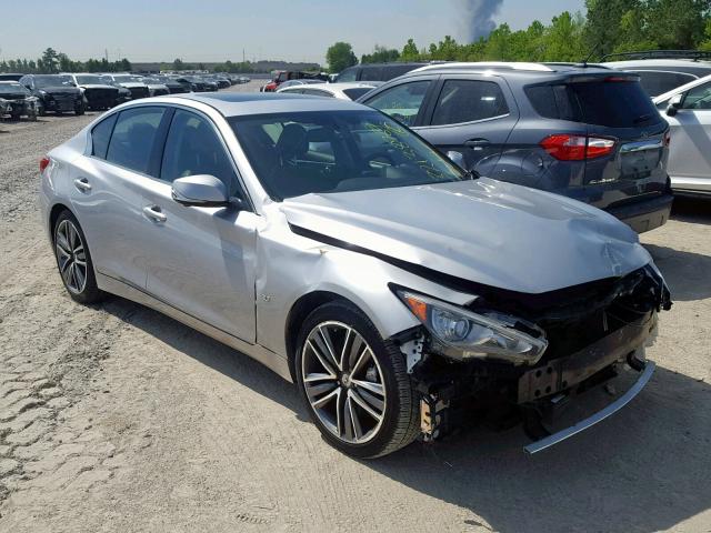 JN1BV7AP8EM674236 - 2014 INFINITI Q50 BASE SILVER photo 1