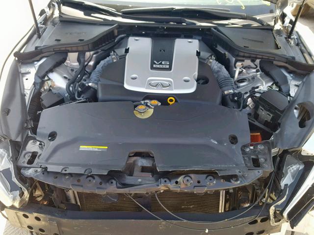 JN1BV7AP8EM674236 - 2014 INFINITI Q50 BASE SILVER photo 7