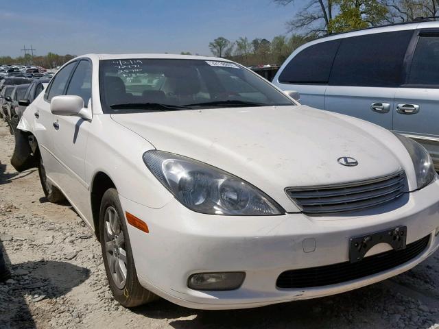 JTHBA30G340022874 - 2004 LEXUS ES 330 WHITE photo 1