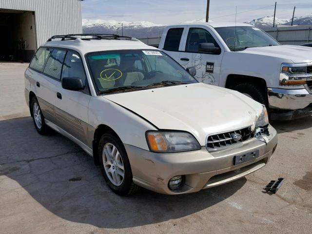 4S3BH675X37607010 - 2003 SUBARU LEGACY OUT WHITE photo 1