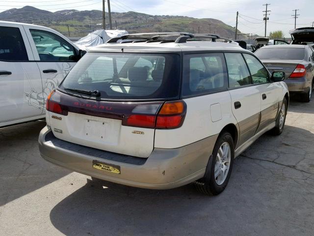 4S3BH675X37607010 - 2003 SUBARU LEGACY OUT WHITE photo 4