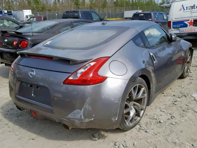 JN1AZ4EH3EM630906 - 2014 NISSAN 370Z BASE GRAY photo 4