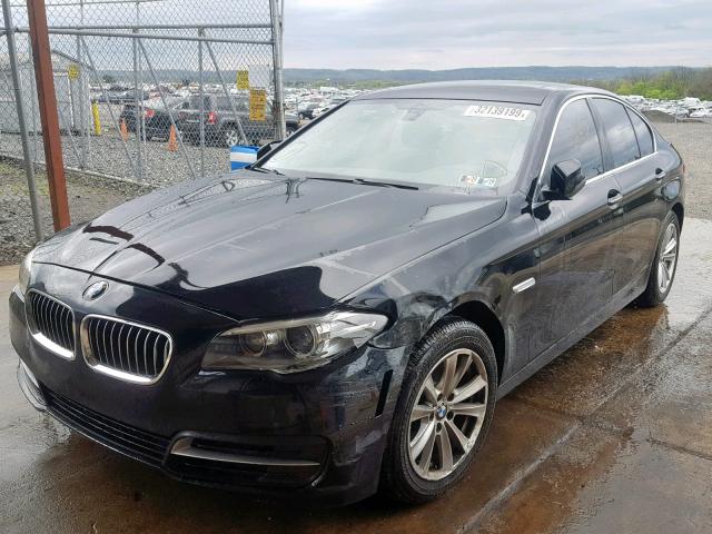 WBA5A7C55ED612145 - 2014 BMW 528 XI BLACK photo 2