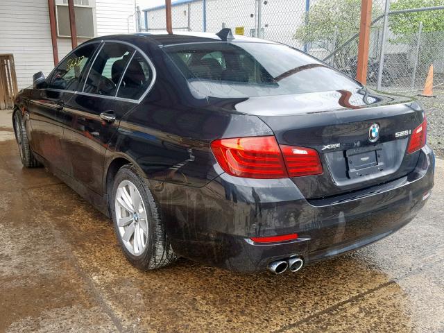 WBA5A7C55ED612145 - 2014 BMW 528 XI BLACK photo 3