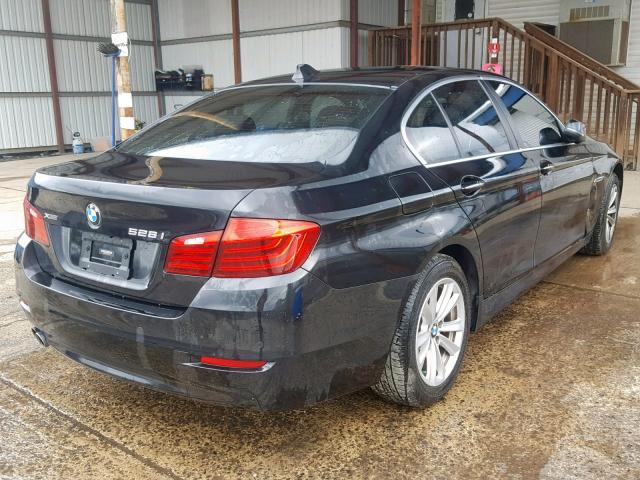 WBA5A7C55ED612145 - 2014 BMW 528 XI BLACK photo 4