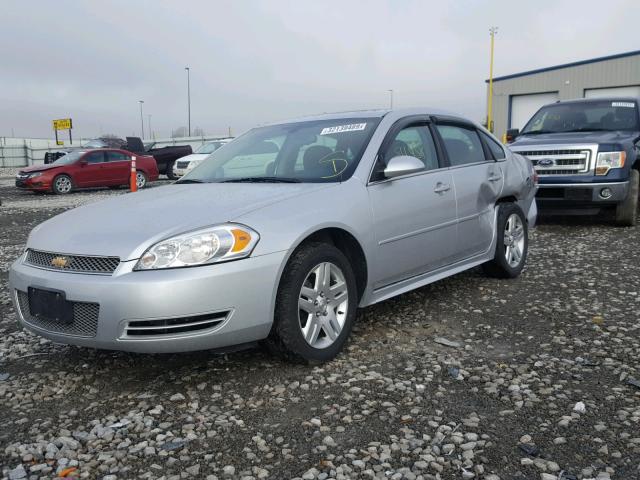 2G1WB5E35F1112173 - 2015 CHEVROLET IMPALA LIM SILVER photo 2