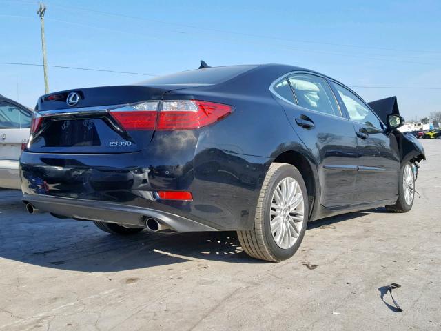 JTHBK1GG2E2150682 - 2014 LEXUS ES 350 BLACK photo 4