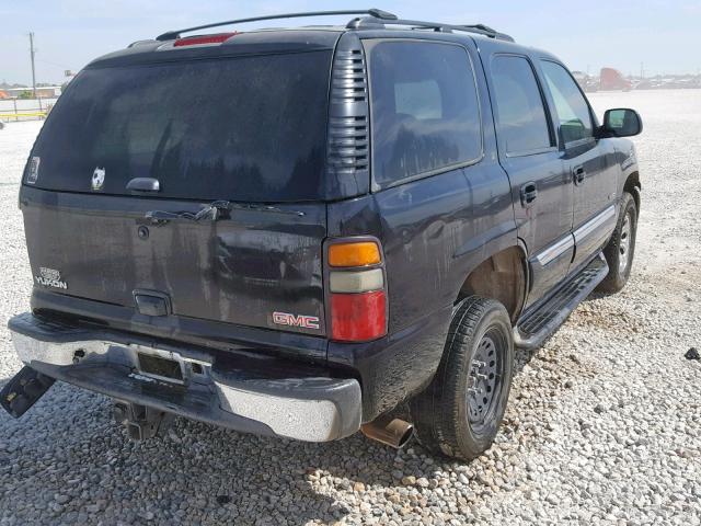 1GKEC13T46R109708 - 2006 GMC YUKON BLACK photo 4