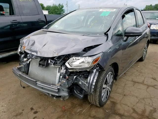 JHMGK5H78HS013522 - 2017 HONDA FIT EX SILVER photo 2