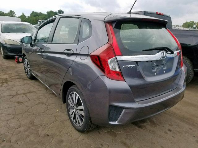 JHMGK5H78HS013522 - 2017 HONDA FIT EX SILVER photo 3