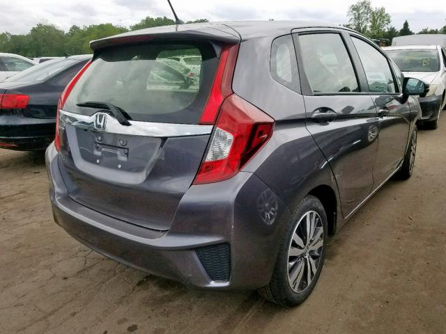 JHMGK5H78HS013522 - 2017 HONDA FIT EX SILVER photo 4