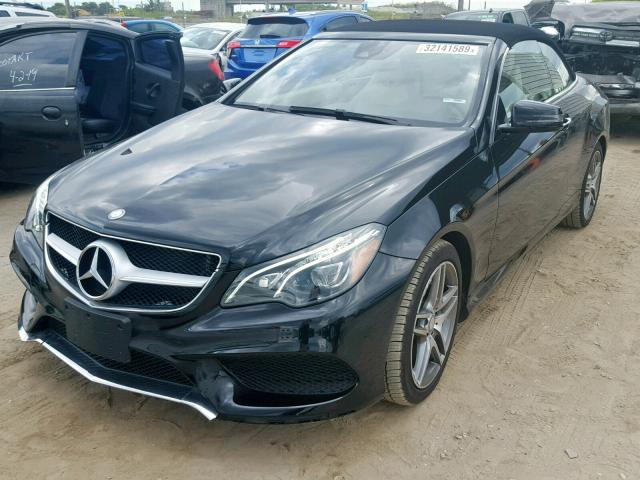 WDDKK6FF3HF361366 - 2017 MERCEDES-BENZ E 400 BLACK photo 2