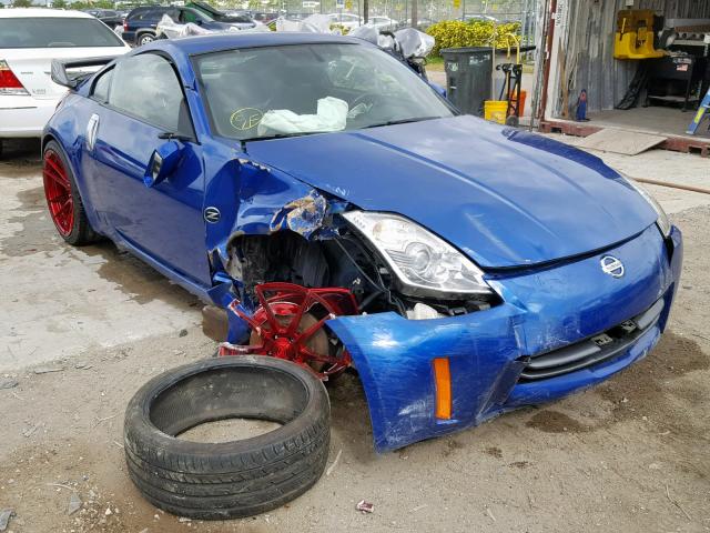 JN1AZ34D66M306701 - 2006 NISSAN 350Z COUPE BLUE photo 1