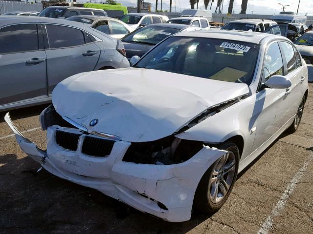 WBAVC535X8FZ87620 - 2008 BMW 328 I SULE WHITE photo 2