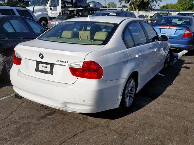 WBAVC535X8FZ87620 - 2008 BMW 328 I SULE WHITE photo 4