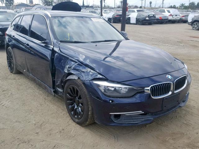 WBA3K5C54FK547312 - 2015 BMW 328 D BLUE photo 1