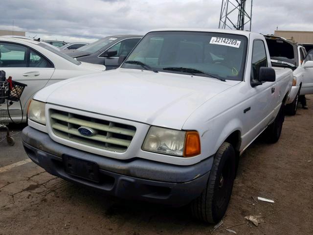 1FTYR10D23PA25351 - 2003 FORD RANGER WHITE photo 2