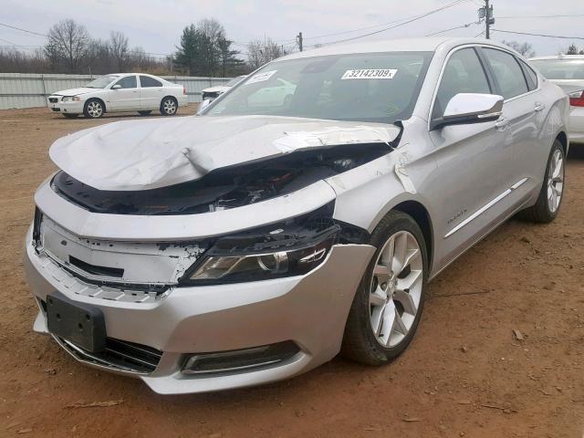 1G1155SL8FU135764 - 2015 CHEVROLET IMPALA LTZ SILVER photo 2