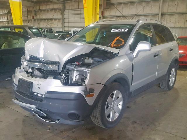 3GNAL1EK7CS520955 - 2012 CHEVROLET CAPTIVA SP SILVER photo 2