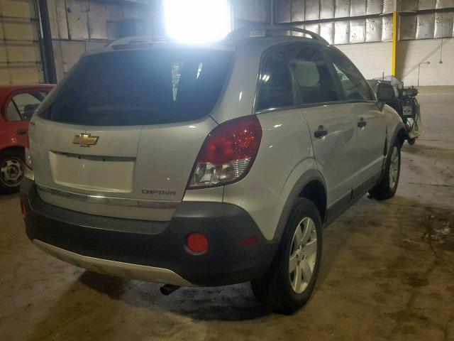 3GNAL1EK7CS520955 - 2012 CHEVROLET CAPTIVA SP SILVER photo 4