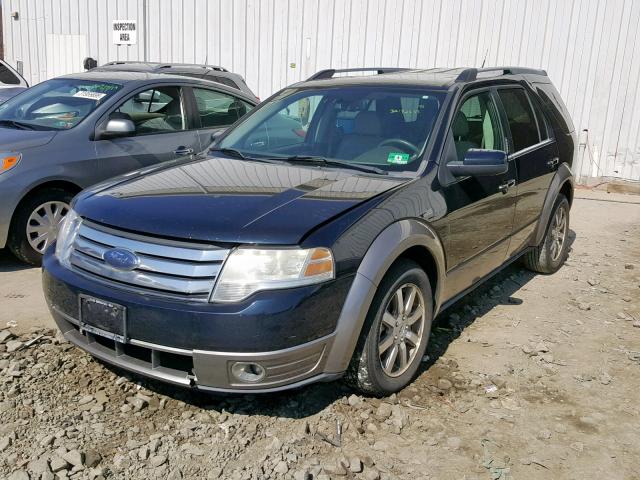 1FMDK02W38GA15264 - 2008 FORD TAURUS X S BLUE photo 2