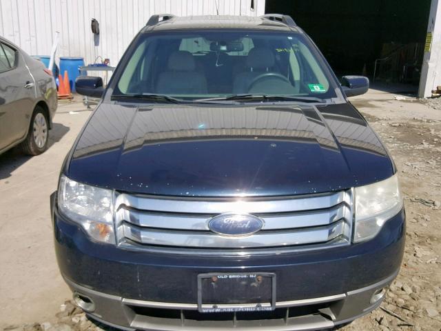 1FMDK02W38GA15264 - 2008 FORD TAURUS X S BLUE photo 9