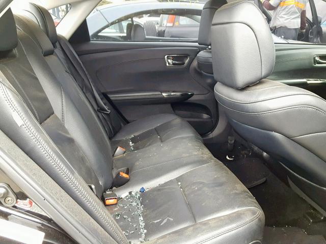 4T1BK1EB2JU284661 - 2018 TOYOTA AVALON XLE BLACK photo 6