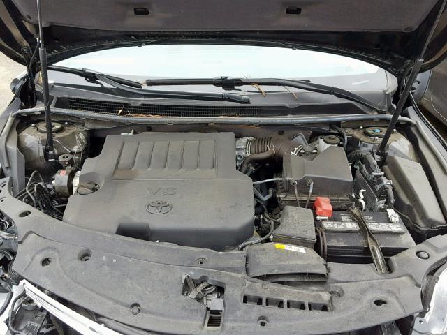 4T1BK1EB2JU284661 - 2018 TOYOTA AVALON XLE BLACK photo 7