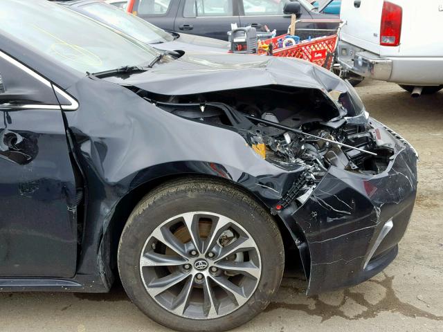 4T1BK1EB2JU284661 - 2018 TOYOTA AVALON XLE BLACK photo 9