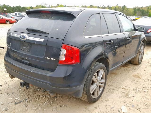 2FMDK3KC3CBA07365 - 2012 FORD EDGE LIMIT BLACK photo 4