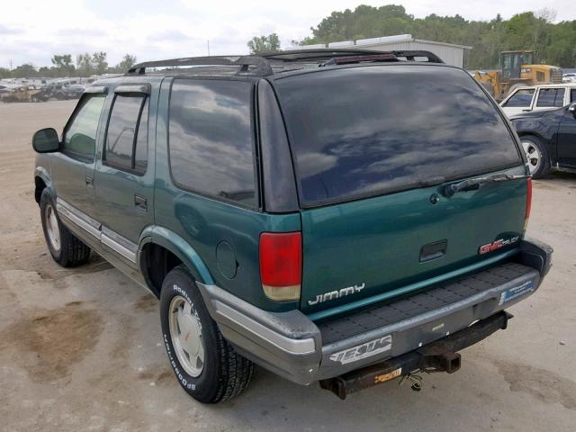 1GKCS13W3V2539807 - 1997 GMC JIMMY GREEN photo 3