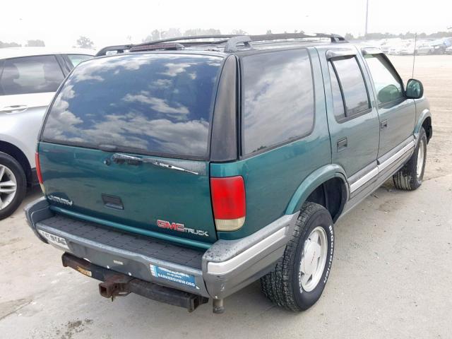 1GKCS13W3V2539807 - 1997 GMC JIMMY GREEN photo 4