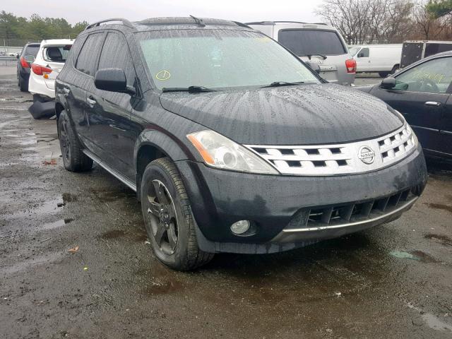 JN8AZ08W13W225729 - 2003 NISSAN MURANO SL BLACK photo 1