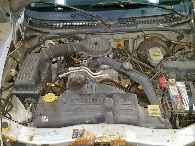 1B7GL2AX41S127112 - 2001 DODGE DAKOTA QUA SILVER photo 7