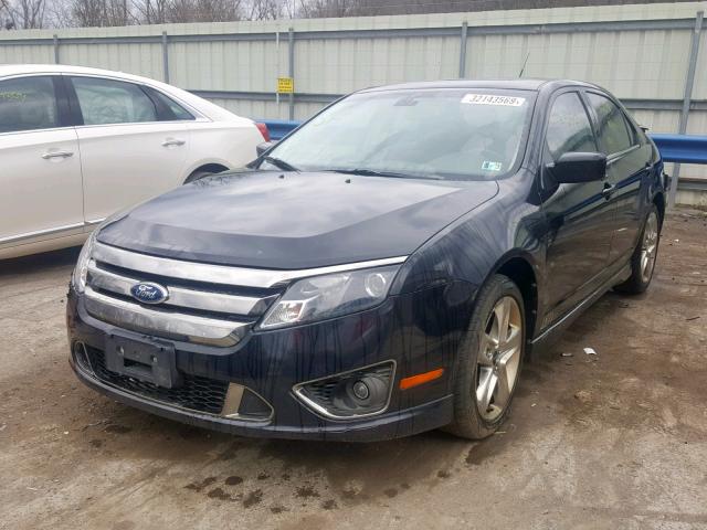 3FAHP0KC1BR151458 - 2011 FORD FUSION SPO BLACK photo 2