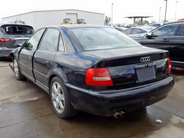 WAUDD68D4YA119950 - 2000 AUDI S4 2.7 QUA BLACK photo 3