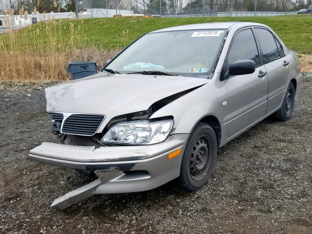 JA3AJ26E32U038798 - 2002 MITSUBISHI LANCER ES SILVER photo 2