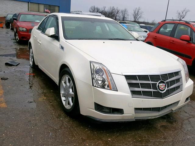 1G6DR57VX80192774 - 2008 CADILLAC CTS HI FEA WHITE photo 1