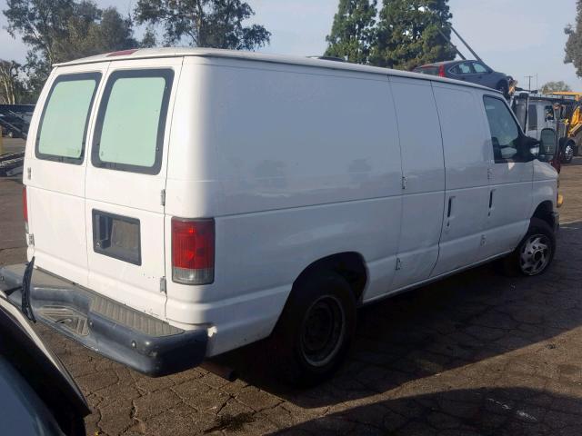 1FTNE14W98DA57782 - 2008 FORD ECONOLINE WHITE photo 4