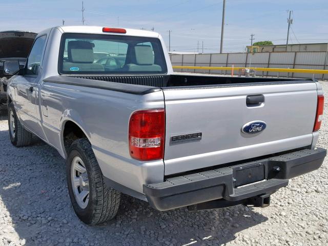 1FTKR1AD5BPB00742 - 2011 FORD RANGER SILVER photo 3