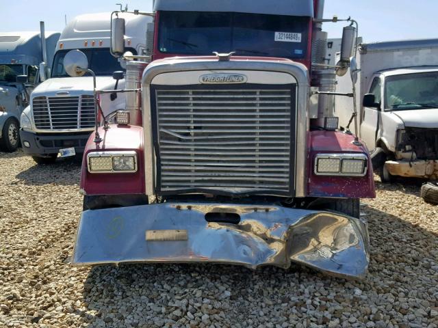 1FUJAHAV42LG33298 - 2002 FREIGHTLINER CONVENTION RED photo 9