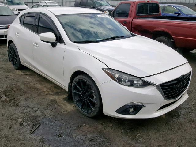 JM1BM1L7XE1179287 - 2014 MAZDA 3 TOURING WHITE photo 1